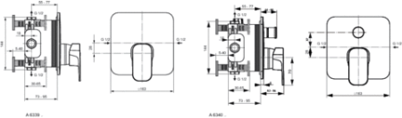 Смеситель для душа Ideal Standard Tonic II A6339AA