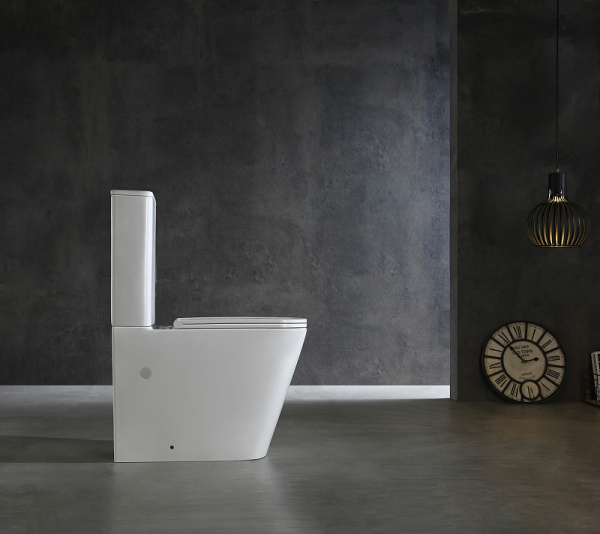 Унитаз напольный безободковый SantiLine SL-5026