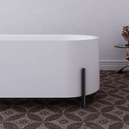 Акриловая ванна (170х75) ABBER AB9443 без гидромассажа, белый