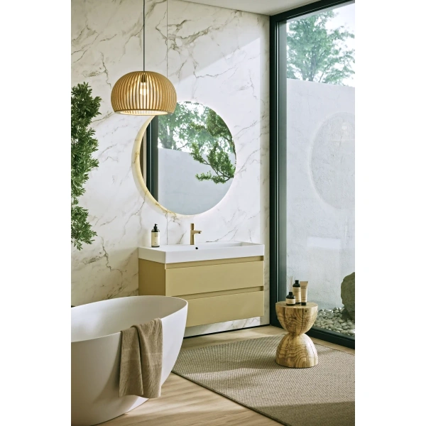 Тумба без раковины 100 см Aqwella Geometria GE01102MD морская дюна матовый