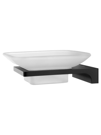 Мыльница с держателем WONZON & WOGHAND ECLIPSE, черный WW-9122-BL