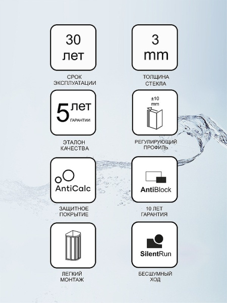 Боковая стенка на ванну Ravak Supernova APSV-80 95040102ZG