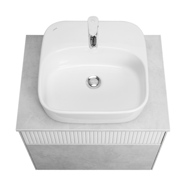 Тумба с раковиной Aquaton Марбл 60 слэйт 1A2761K0MH4C0