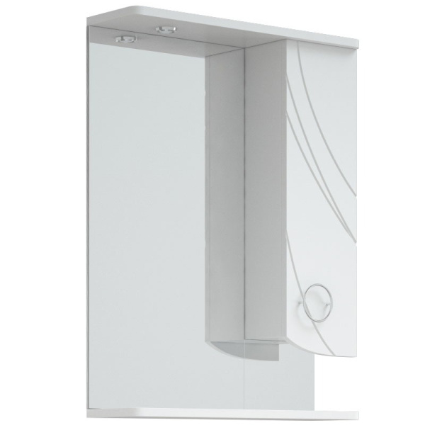 Зеркальный шкаф (55х74) Corozo Ультра Флора 55 SD-00000301