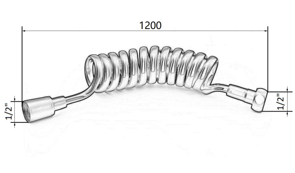 Душевой шланг Cezares CZR-FMH-120-NOP