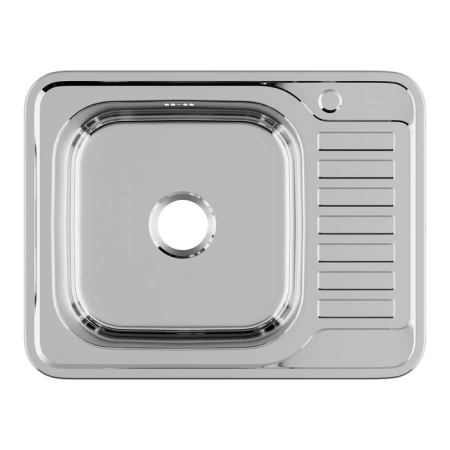 Мойка IDDIS Basic нержавеющая сталь полированная чаша слева 650*500 (BAS65PLi77)