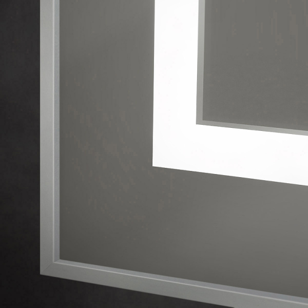 Зеркало (140х80) BelBagno Kraft  SPC-KRAFT-1400-800-SENS-AL с подсветкой