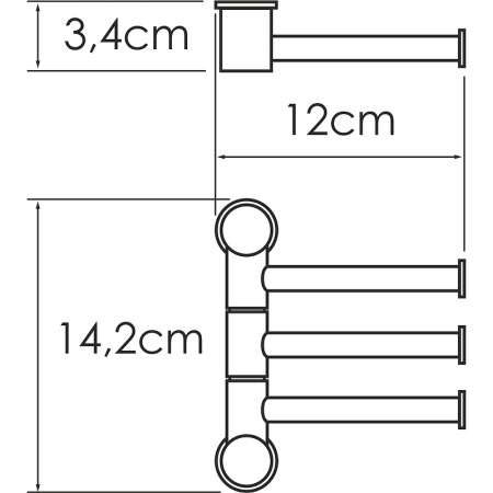 Полотенцедержатель WasserKRAFT K-1053N