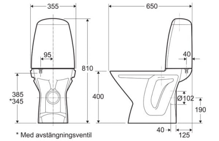 Унитаз IFO Sera 386200002D