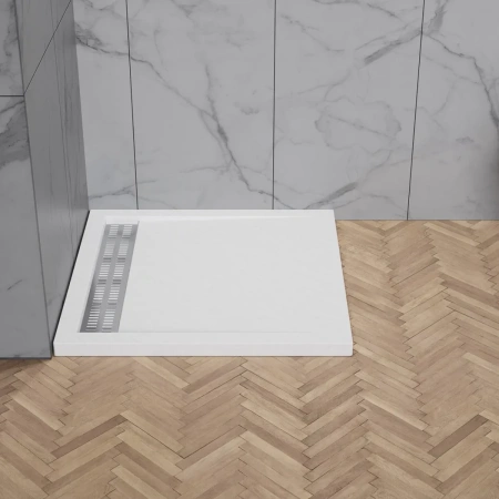 Душевой поддон (80х80) Belbagno Tray TRAY-BB-DUE-A-100-4-W0 без сифона