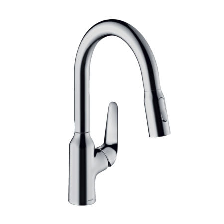 Смеситель для кухни с выдвижным изливом Hansgrohe Focus M42 71801000 хром