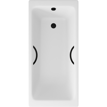 Ванна чугунная (150х70) Delice Parallel DLR220503RB с отверстиями под ручки