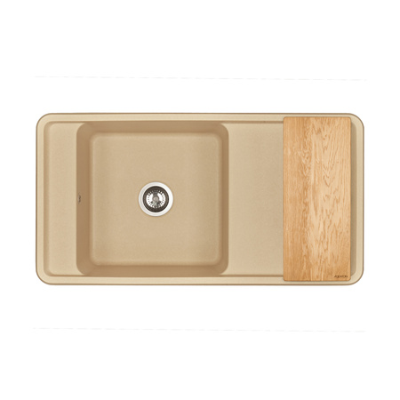 Кухонная мойка Aquaton Беллис 97 1A725132BS260 латте