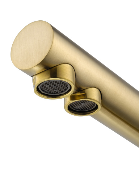 Смеситель для кухни c подключением фильтра WONZON & WOGHAND, брашированное золото WW-88458005-BG