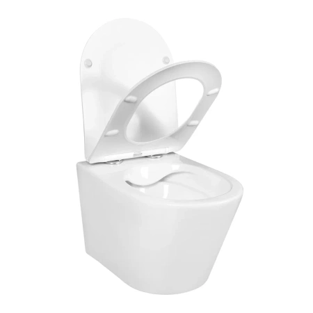 Унитаз подвесной безободковый Aquatek Вега AQ1905-00 микролифт