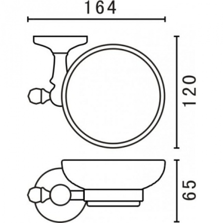 Держатель мыльницы Art&Max AM-2699AL