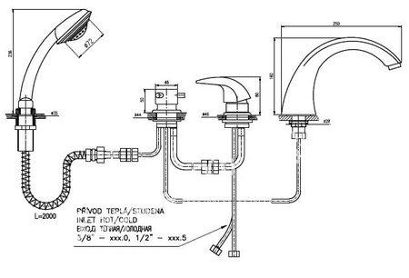 Смеситель RAV Missisipi MS069.5PZ