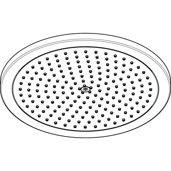 Верхний душ hansgrohe Croma 280 1jet EcoSmart 26221340 шлифованный черный хром