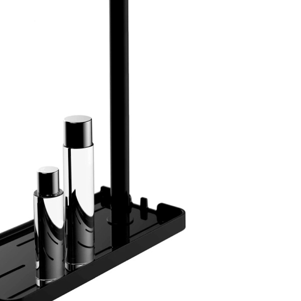 Душевая штанга с полочкой AQUAme AQM8201B