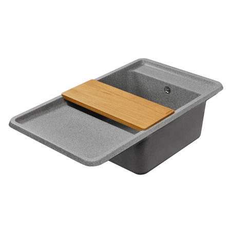 Кухонная мойка Aquaton Беллис 87 1A724832BS230 серый