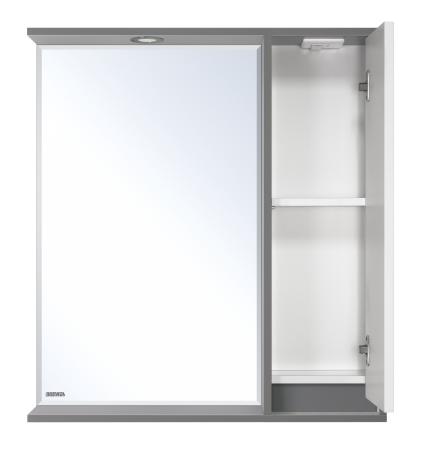 Зеркальный шкаф (73х80) Brevita Balaton 75 правый  BAL-04075-01-01П