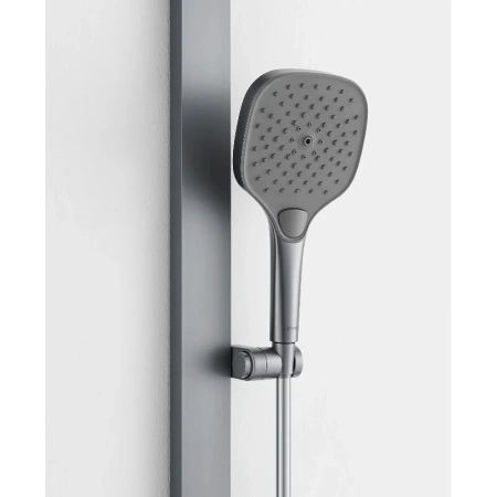 Душевая система с изливом Arrow AMG14GH872GG серый