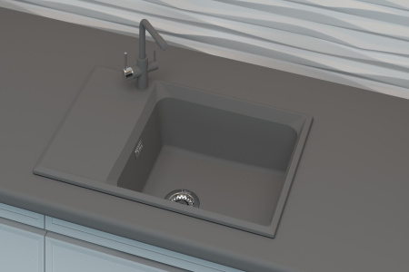 Мойка кухонная Point Этна 78 графит