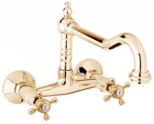 Смеситель для кухни Cezares GOLF GOLF-LLP-03 золото