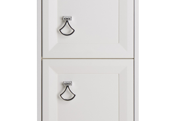 Пенал подвесной ASB-Woodline Риола 40 12420 (белый)