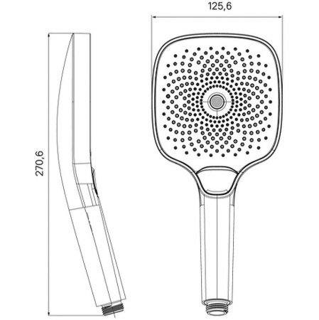 Ручной душ Iddis SpaHome SPA3FSCi18