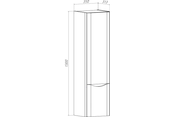 Пенал Runo Тоскана белый (00-00001418)