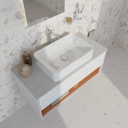 Смеситель для раковины Kerama Marazzi Велато VL.2602.KM.SST брашированная сталь