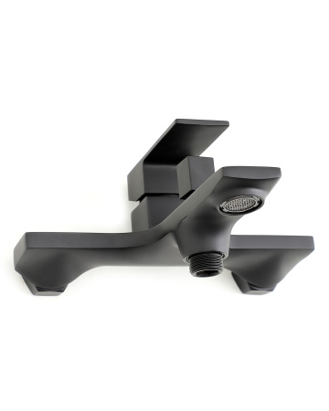 Душевая система смеситель с изливом Orange Lutz M04-932b черный