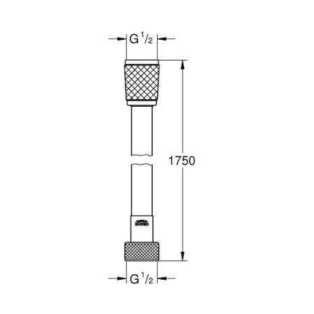 Душевой шланг Grohe  28410 001 (28410001)