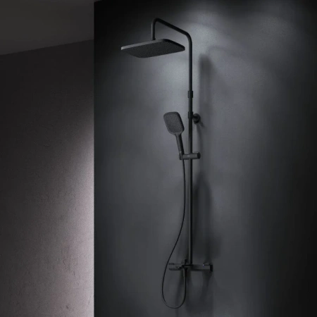 Душевая система AM.PM Func F078F522 черный матовый