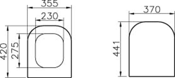 Сиденье Vitra Retro 43-003-001