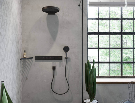 Ручной душ Hansgrohe Rainfinity 130 3jet 26864340 шлифованный черный хром