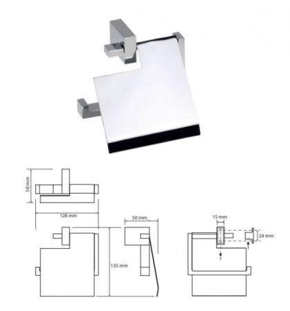 Держатель для туалетной бумаги Bemeta Gamma 145812012