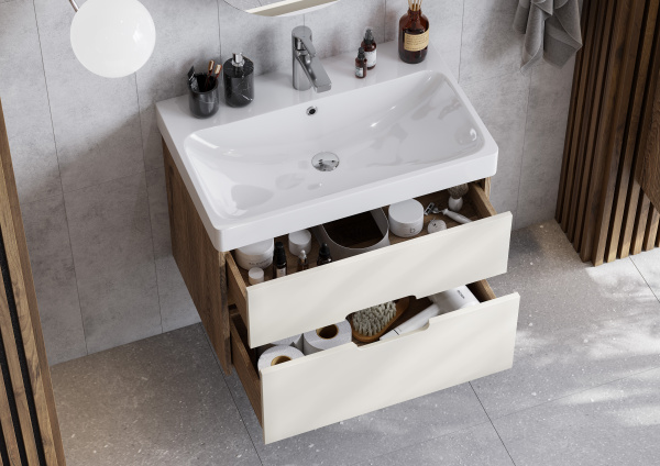 Тумба с раковиной Aquaton Оливия 70 1A2543K0OLVG0