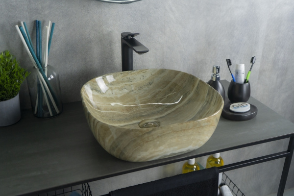 Раковина накладная (42,5х42,5) Gid Mnc543