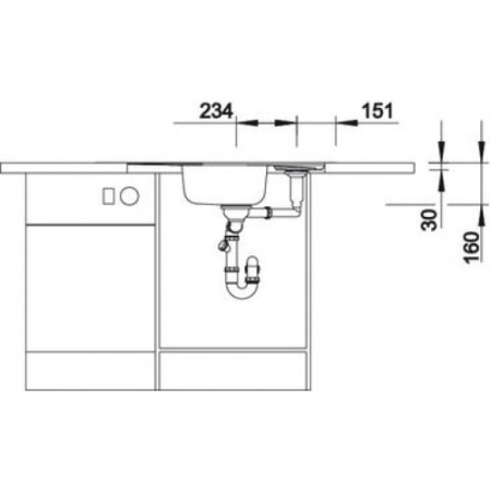 Кухонная мойка Blanco  Lantos 9 E-IF 516277