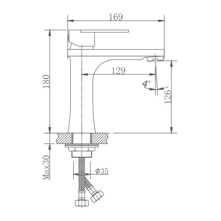 Смеситель для раковины Haiba HB10807