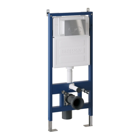 Инсталляция для подвесного унитаза 4 в 1 Grossman  Style 97.05.10M хром глянцевый