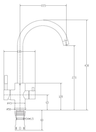 Смеситель для кухни ESKO K22 K22