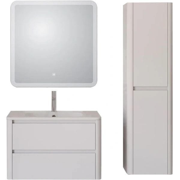 Тумба под раковину Cezares RELAX-800-2C-SO-BL Bianco Lucido