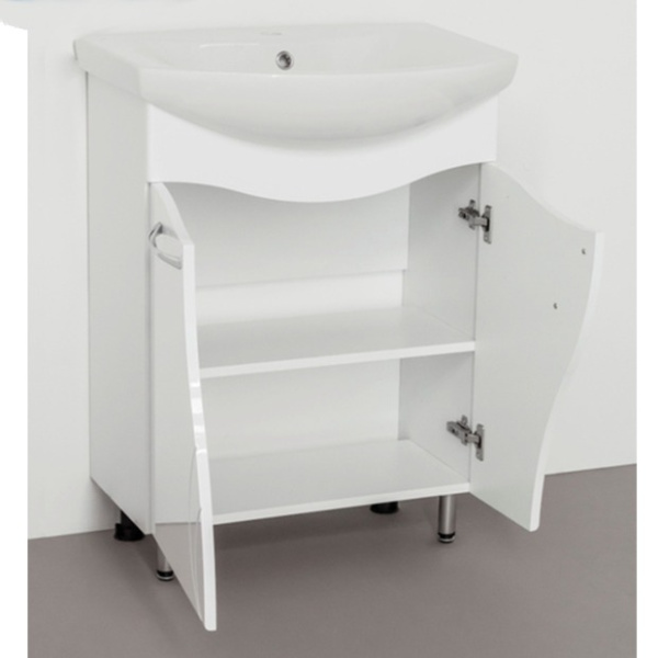 Тумба под раковину напольная Style Line Амелия 65 ЛС-00000009 белый