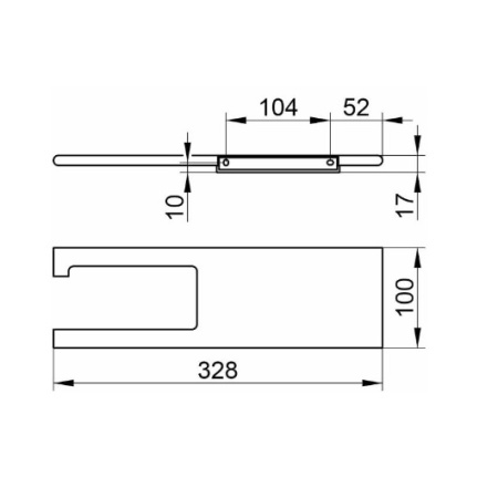 Держатель туалетной бумаги Keuco 11573170000