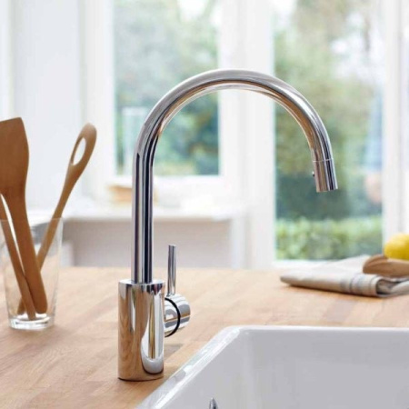 Смеситель однорычажный для мойки, DN 15, Grohe Concetto 32663 001 (32663001)