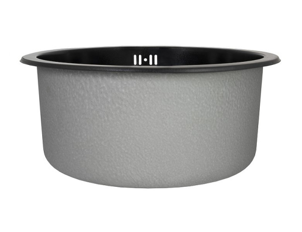 Мойка кухонная KAISER 43x43x17,8 графит (KSM-4302)