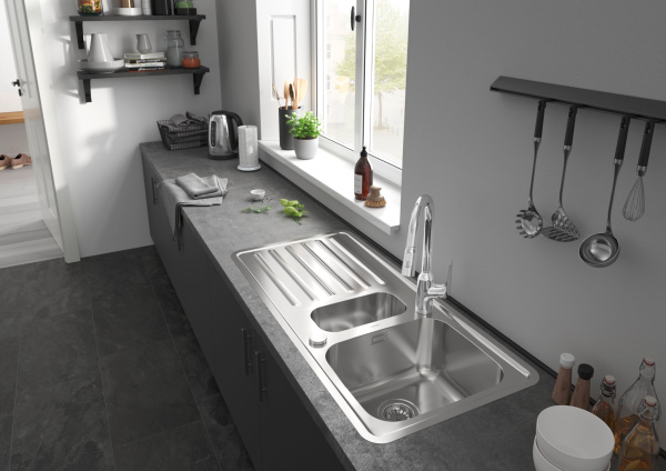 Смеситель для кухни с выдвижным изливом Hansgrohe Focus M42 71800000 хром 